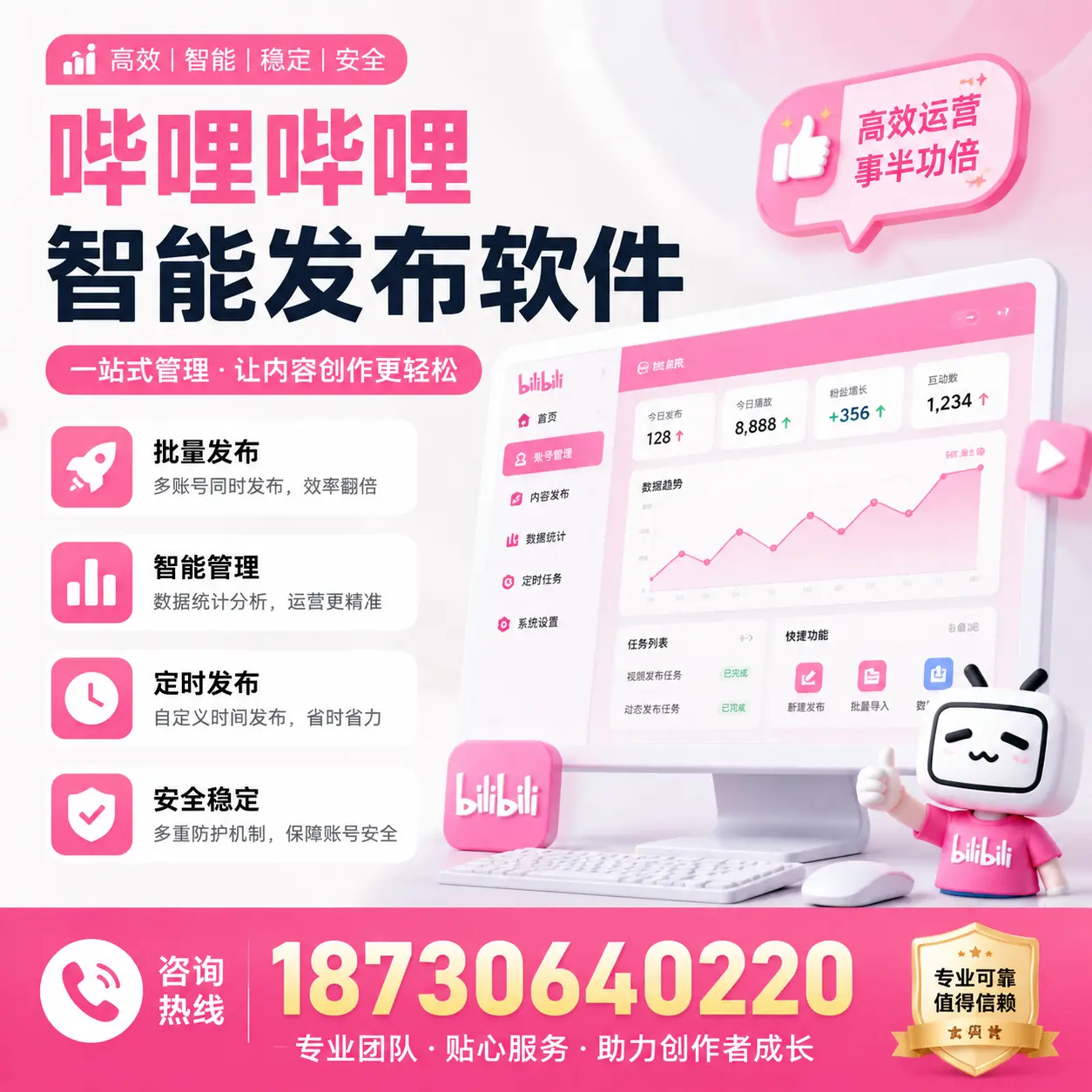 如何评估哔哩哔哩智能发布软件的ROI？嘉兴 企业必读